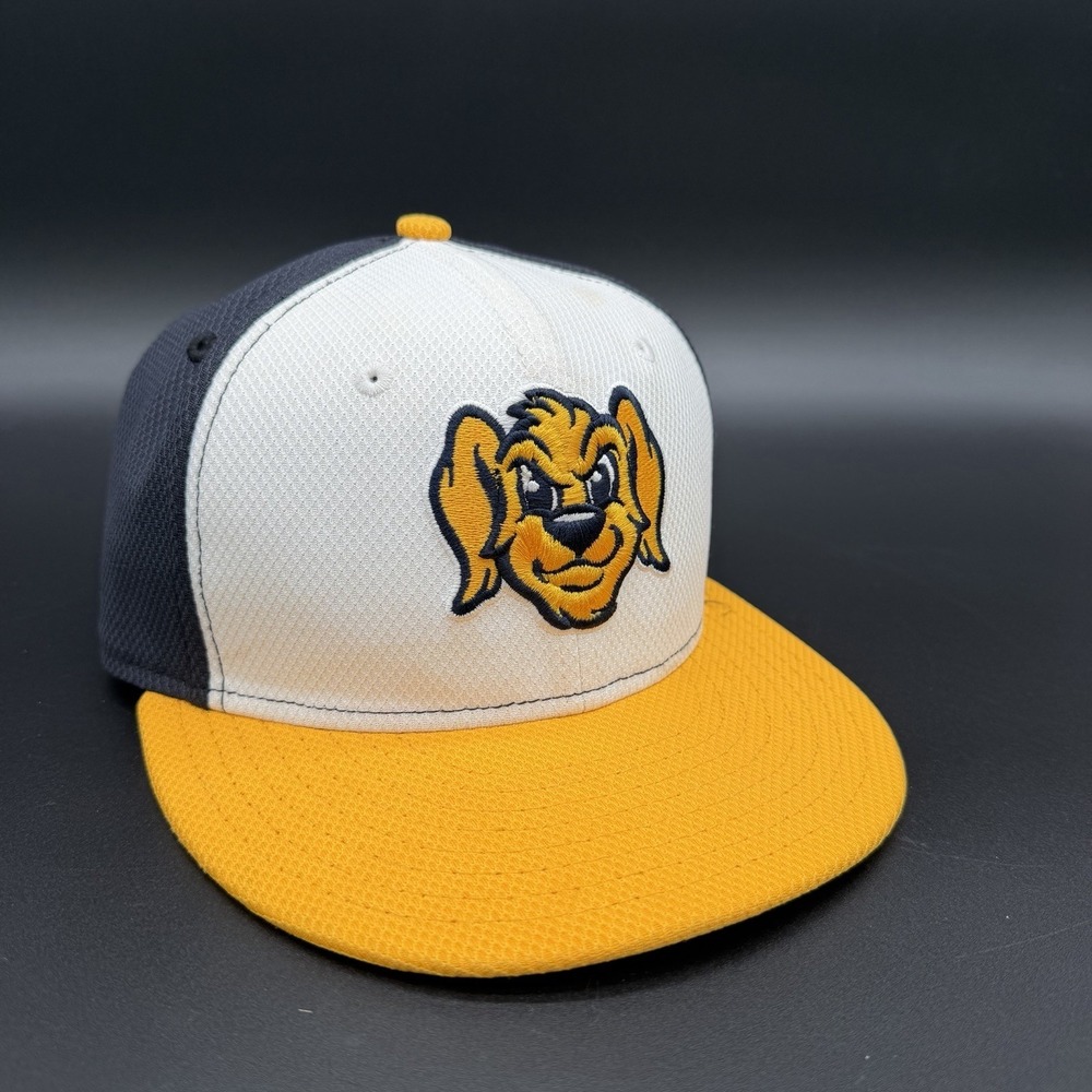 New Era 59Fifty Charleston RiverDogs Fitted Hat 6 7/8 Baseball Cap MiLB